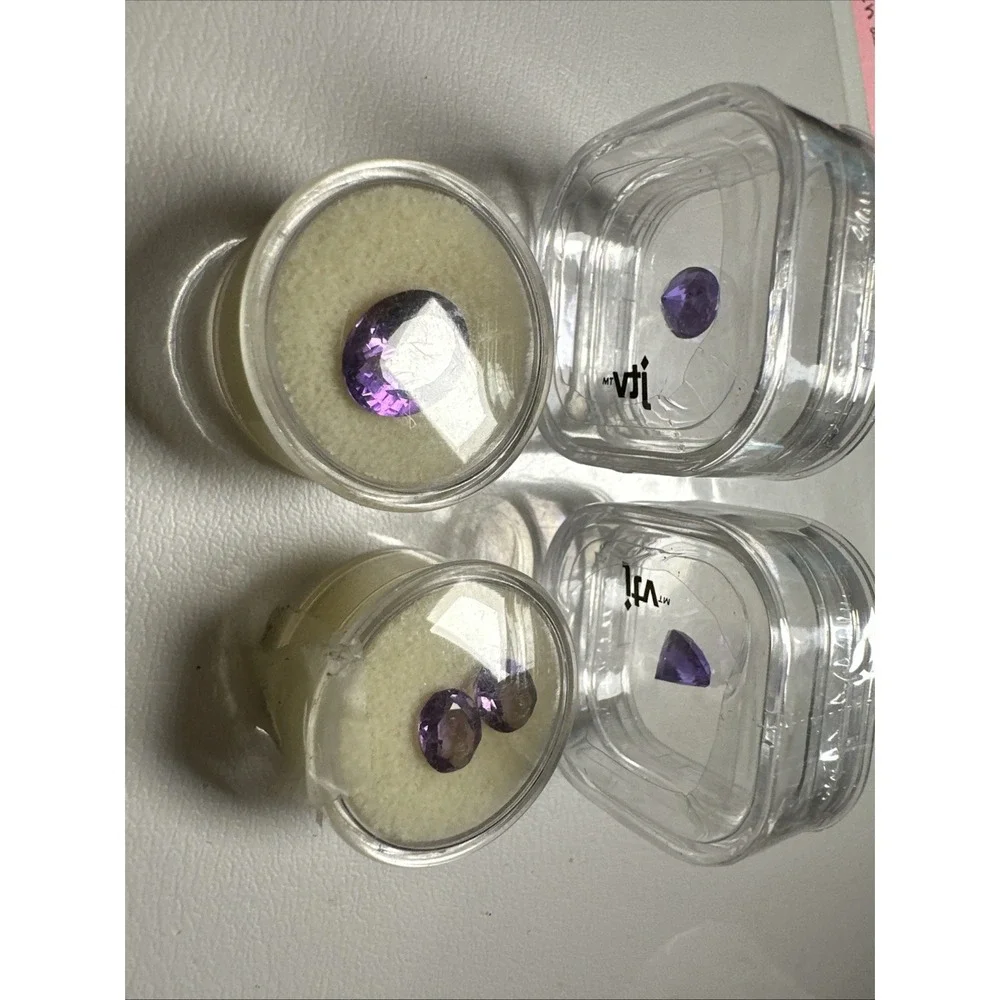 JTV Jewelry Television Purple Loose‎ Gemstones Sri Lanka Faceted Lot